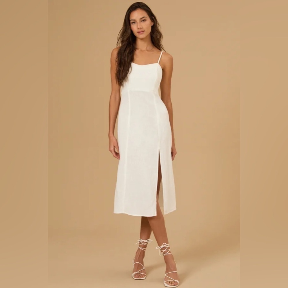 New with tags Altard State Sadie Linen Midi dress